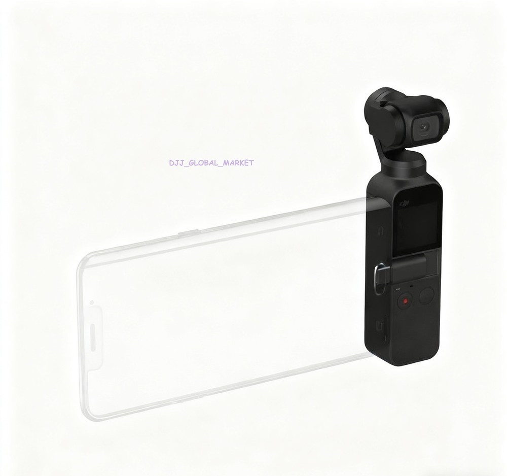DJI Osmo Pocket-Handheld 3-Axis Gimbal Stabilizer with integrated Camera 96%NEW