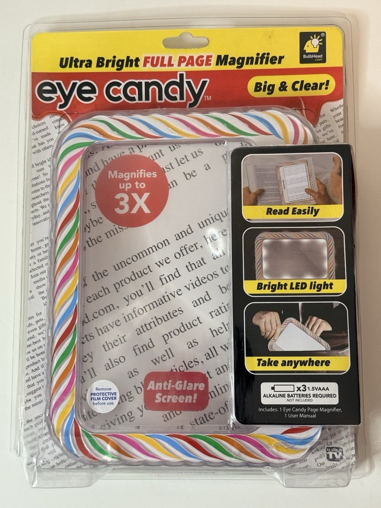 Lighted Magnifier Full Page 3X