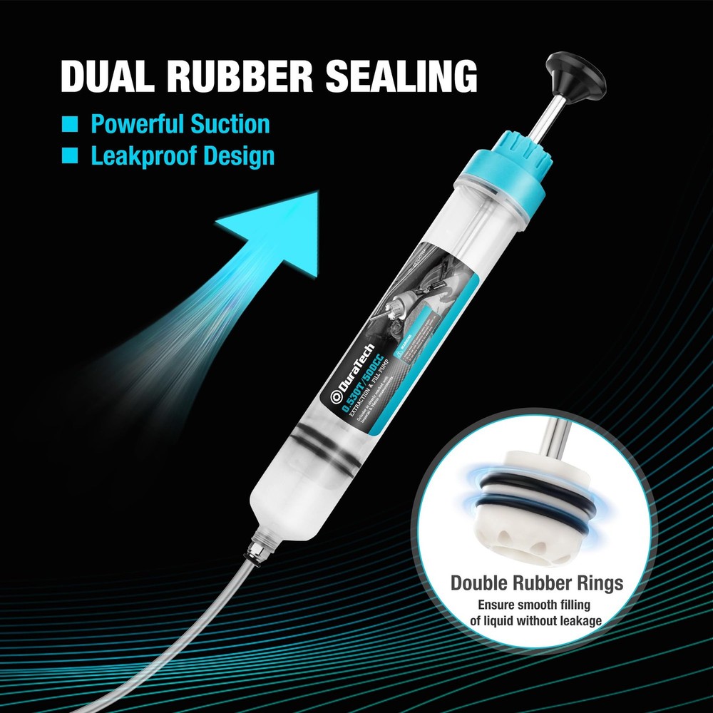 DURATECH 500CC Fluid Extractor, Oil Extractor with Long Hose and