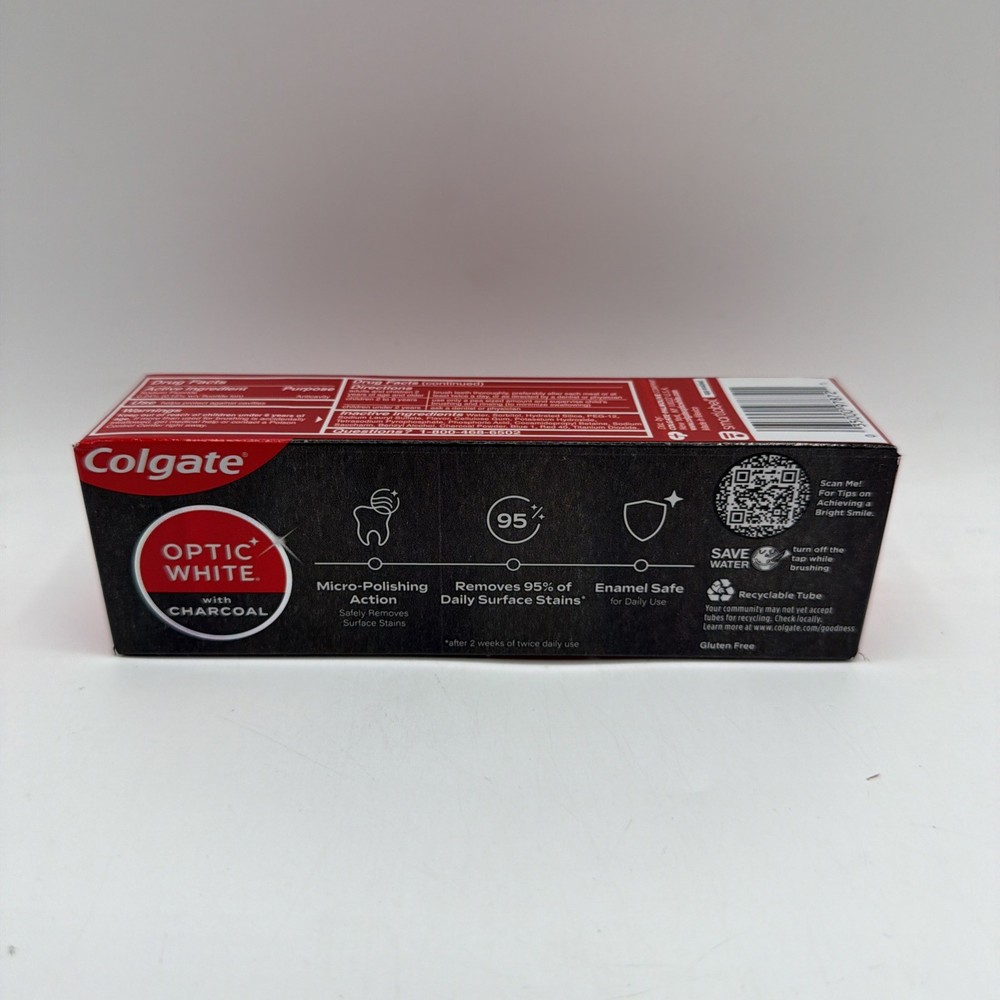 Colgate Toothpaste with Charcoal Cool Mint Paste 4.2 Ounce 4 Pack