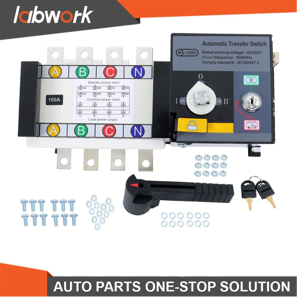 Labwork Generator Automatic Transfer Switch 160A 4P ATS 110/220V Grid To AC