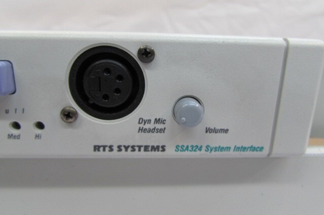 RTS INTERCOM/IFB SYSTEM Interface and User Station