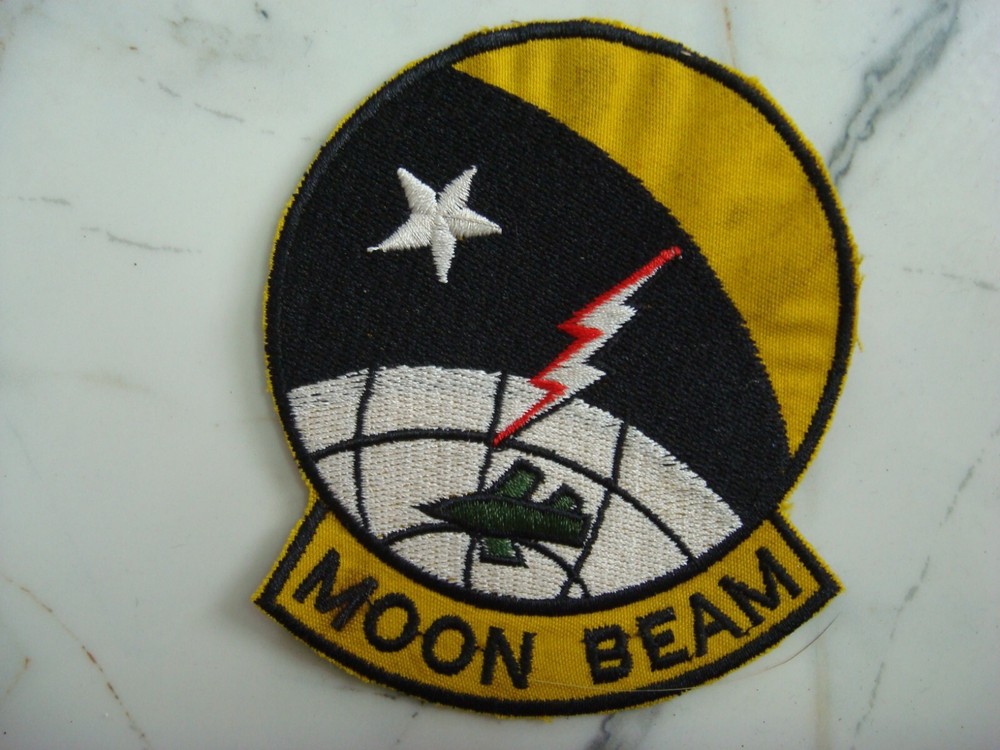 USAF 7th AIRBORNE COMMAND & CONTROL SQUADRON MOON BEAM VIETNAM WAR PATCH