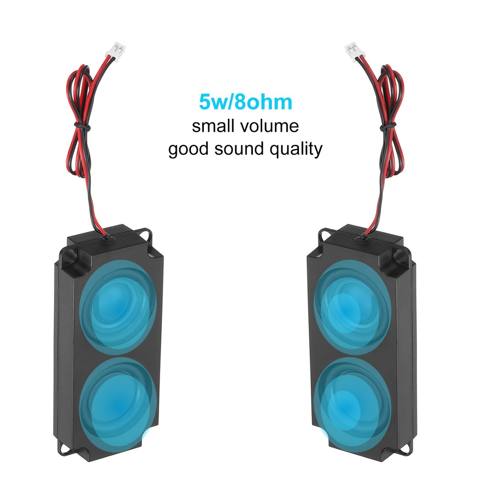4 Pcs 5 Watt 8 Ohm Single Mini Speaker with Terminal Wire