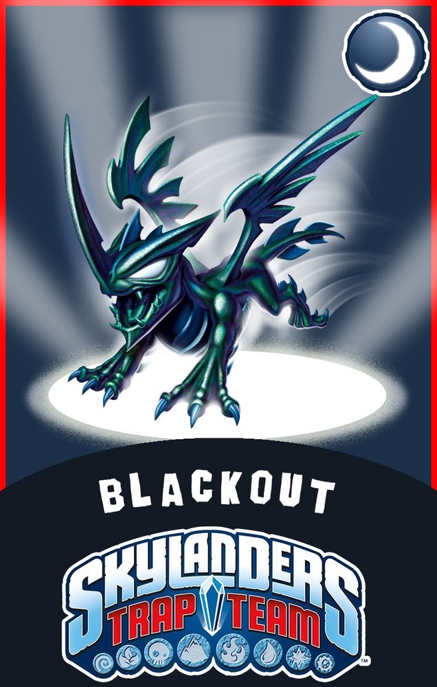Blackout | Skylanders Trap Team NFC Card