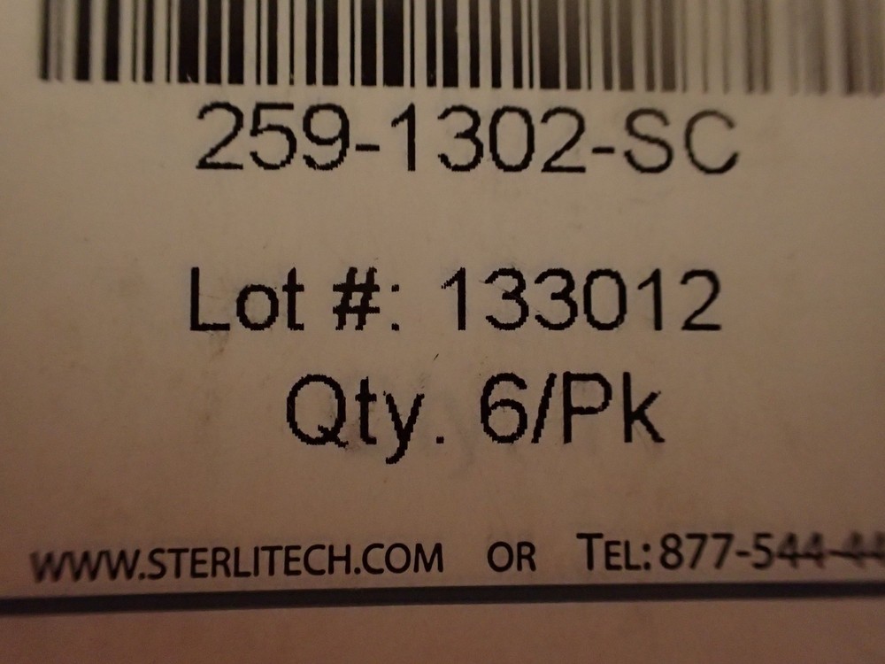 Sterlitech Quick Coupling Panel Mt. - Socket, Valved 3/8" - H.B. w/Gasket & Nut