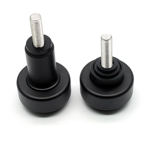 Motorcycle Frame Sliders, Falling Crash Protector Guards No Cut Kits Black