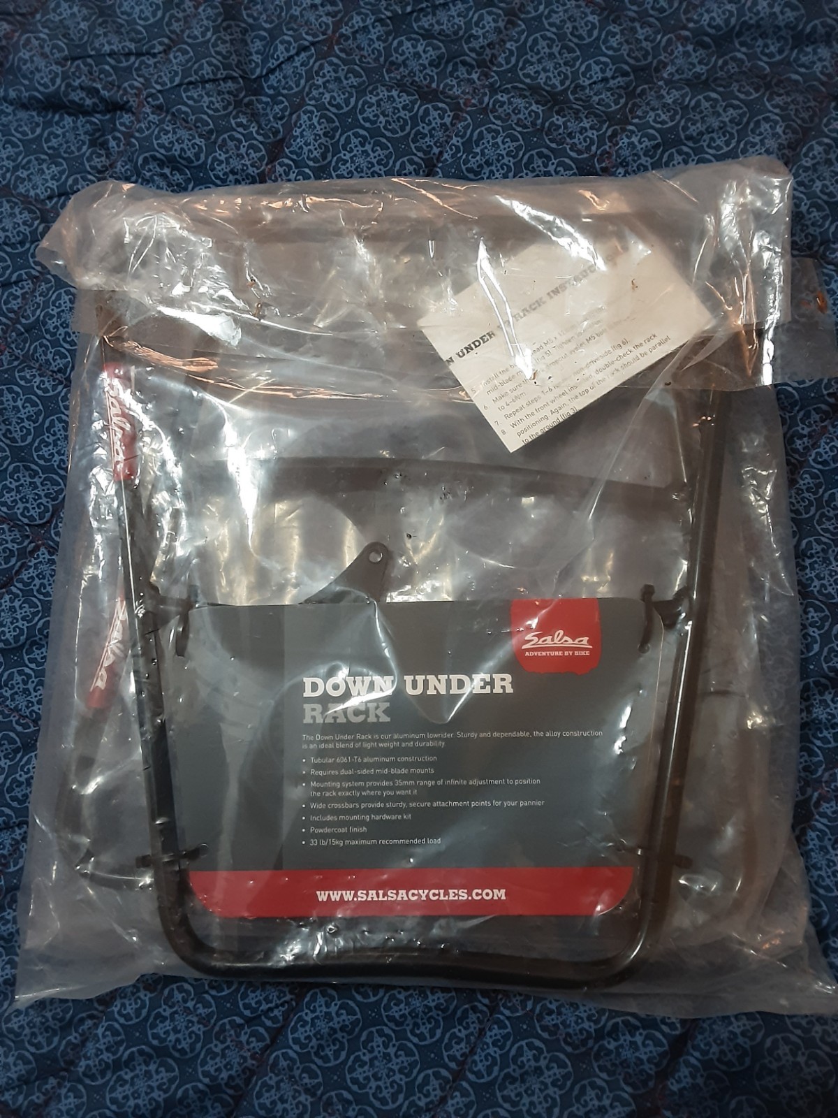 Salsa Down Under Front Rack Set, New Other. Never Installed.