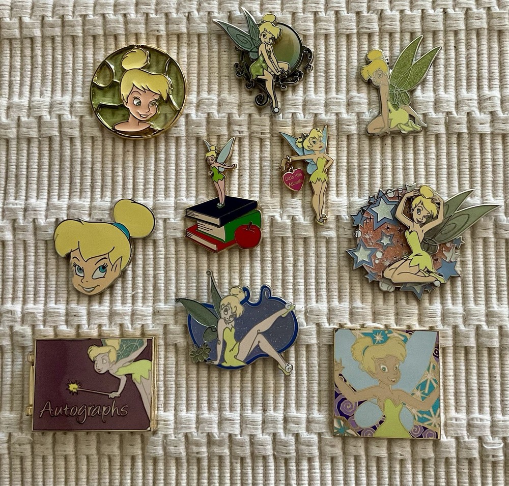 Disney Tinker Bell Pins - Assorted 10 Pins
