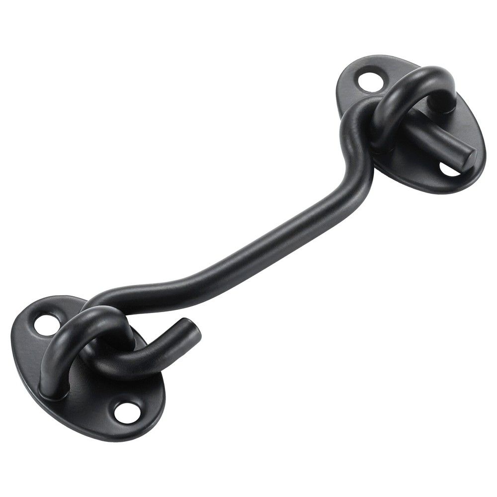 Hook and Eye Gate Latch 2 Pack Barn Door Latch Hook with Mounting Screws
