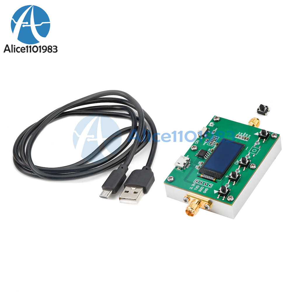 6Ghz RF Digital Attenuator 30DB Step 0.25DB OLED Pogrammable Attenuator Module