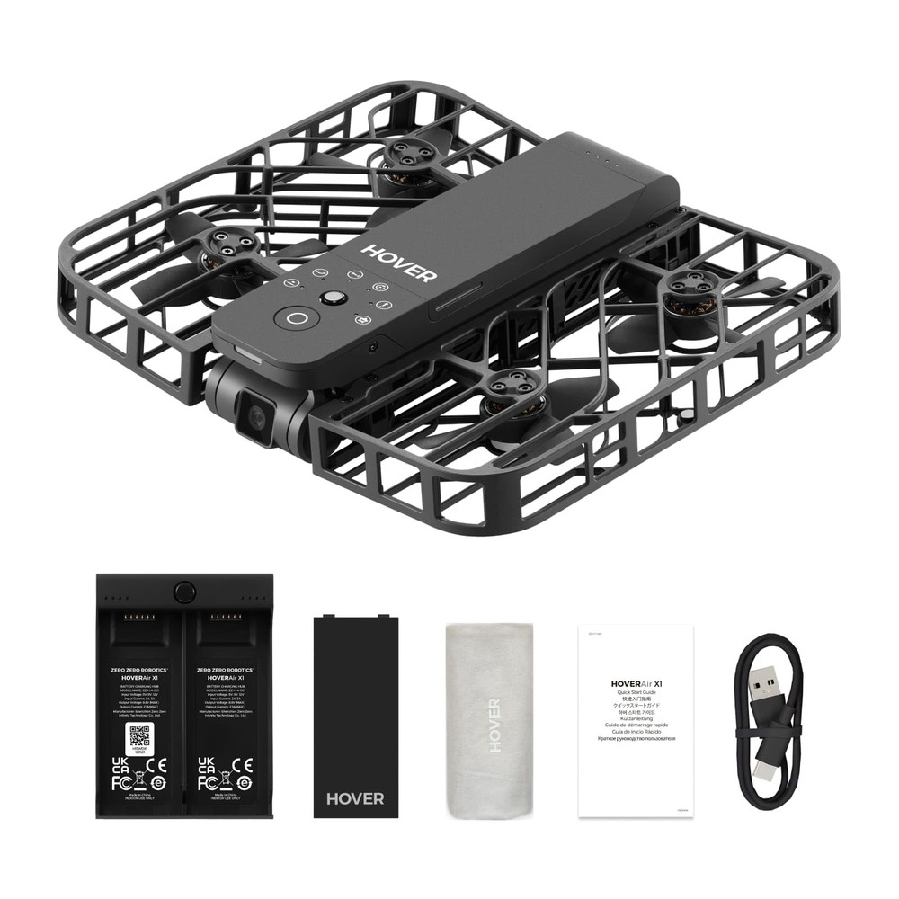X1 Drone with Camera, Follow-me Drone with Self-Flying Mode, Foldable Mini Dr...