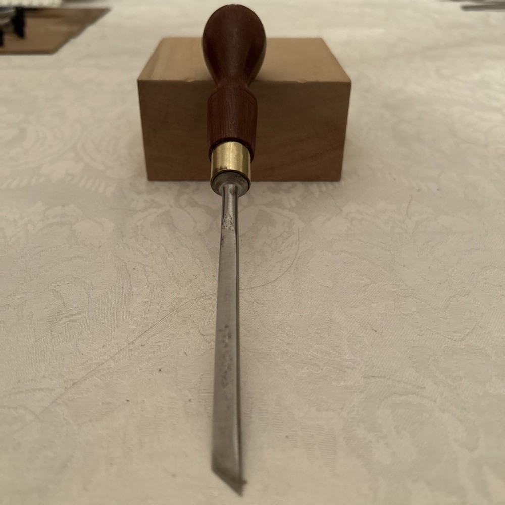 Marples   # 1S / 8mm Straight Carving  Chisel  Excellent Condition Sharp