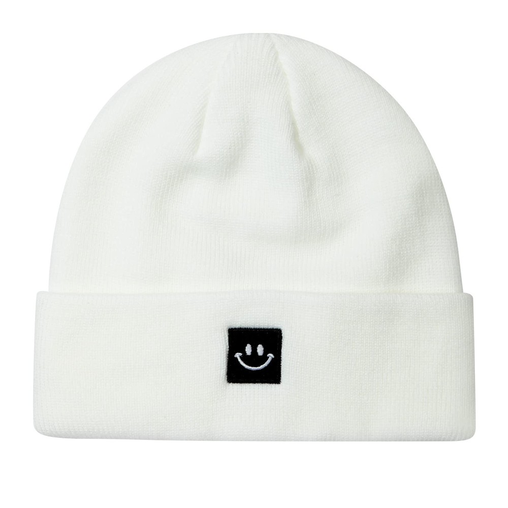 Paladoo Knit Beanie Hat White/Black 2Pack One Size, 2pack