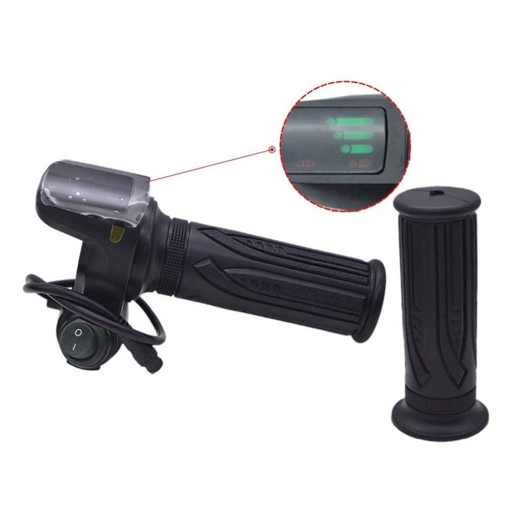 Electric Scooter Throttle 6 Pin Interface With Power Off Switch For E Bikes