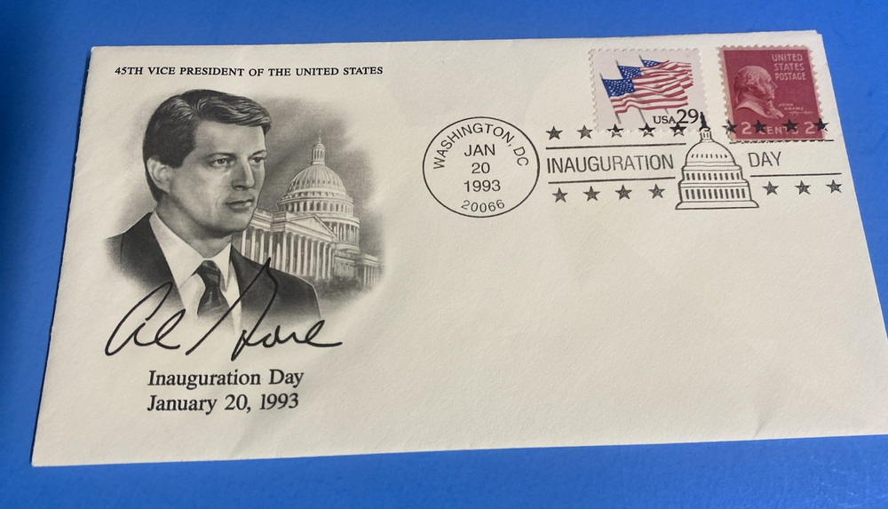 AL GORE - INAUGURATION DAY  - 2c    ENVELOPE  1993