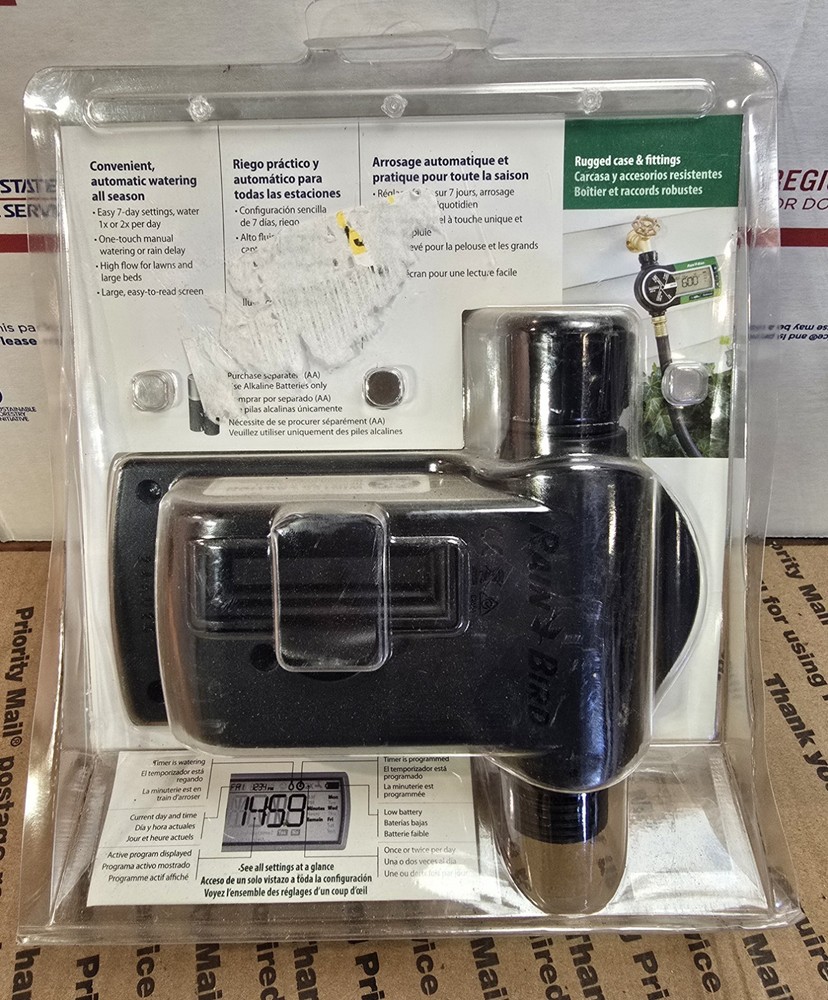 Rain Bird 1ZEHTMR 7-Day Setting Electronic Digital Hose End Timer, One Zone