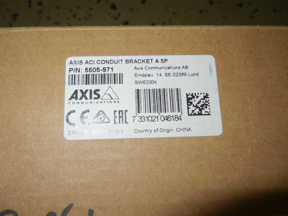 Lot 20 Axis Security Camera ACI Conduit Brackets 5505-971