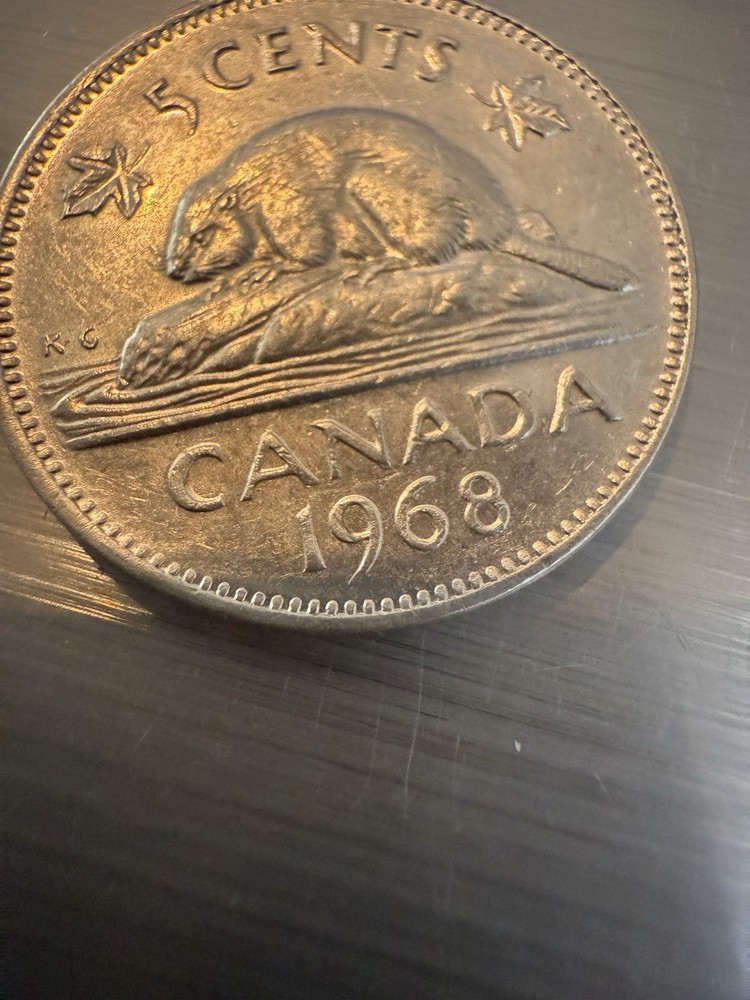 1968 Canada 5 Cents