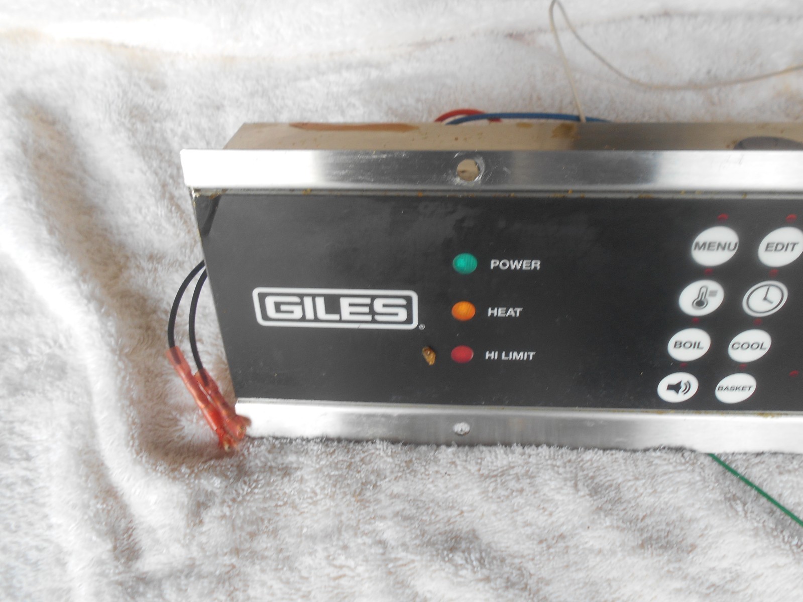 GILES CF-400 COMMERCIAL FRYER CONTROLS