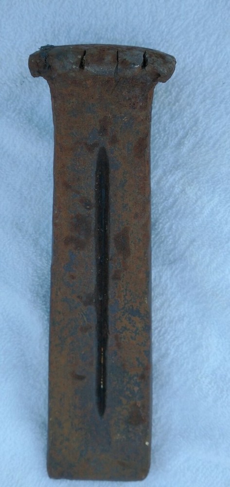 Vintage ANTIQUE Iron Log splitter # 5
