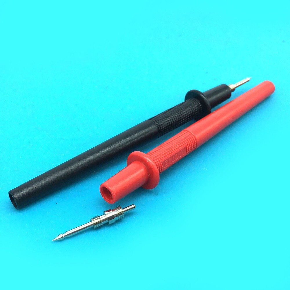 30PCS MULTIMETER PEN tips Threaded TEST PROBES Clamp Cables Soldering DIY
