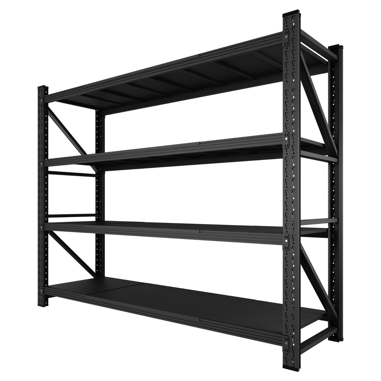 Heavy Duty 79" Garage Shelving Unit, 7000 lb Capacity Steel Rack for Warehouse S