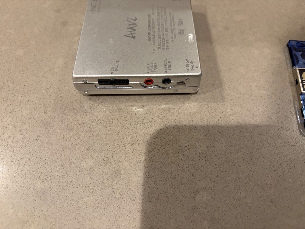 As-is Sharp Portable Audio Player Model MD-DR77-S
