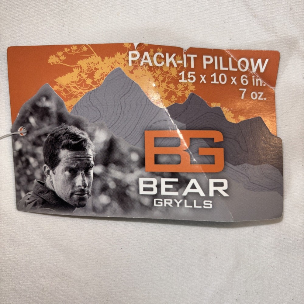 Bear Grylls Pack-It Pillow Camp Camping Foam Pillow