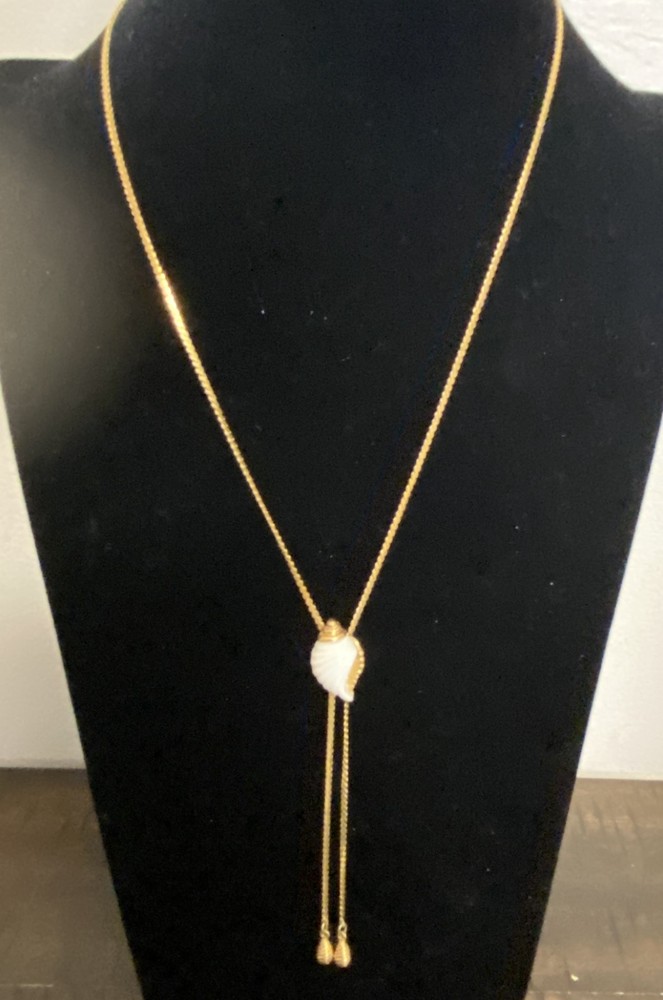 Vintage Avon Shell Slider Necklace
