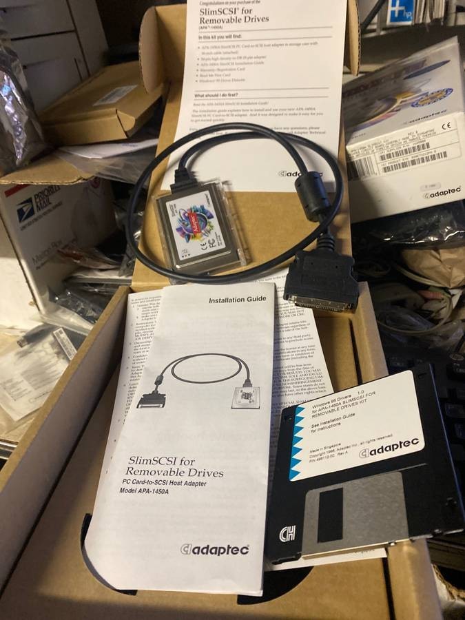 Adaptec slim SCSI APA-1450a