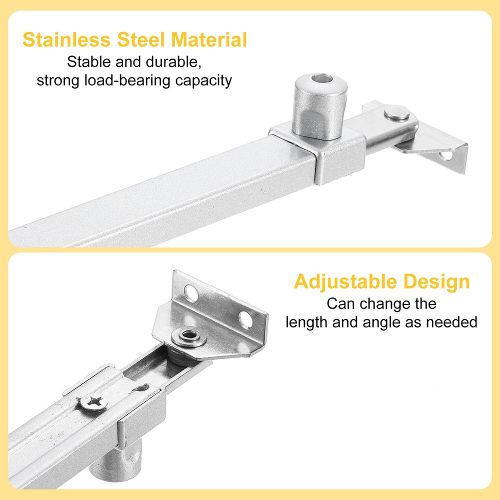 305mm Casement Stay Window Latch Spray Silver