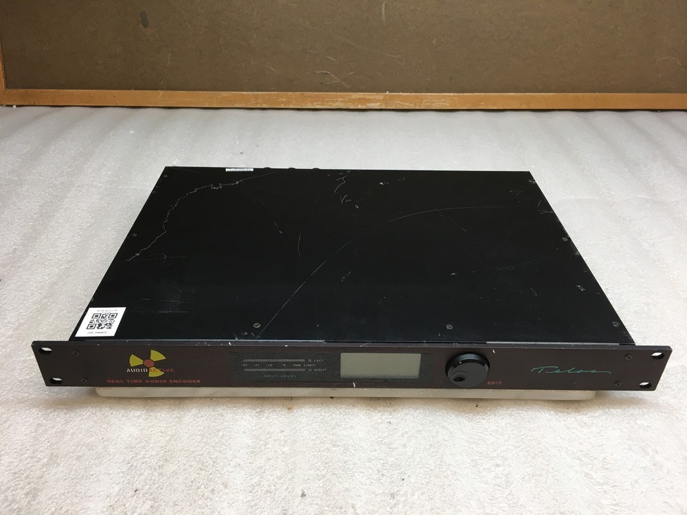 Telos TE-2938 Audioactive MPEG Realtime Audio Encoder w/ Rack Ears