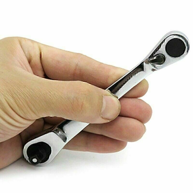 1PC Mini 1/4inch Double Ended Quick Socket Ratchet Wrench Rod Screwdriver Bit U!