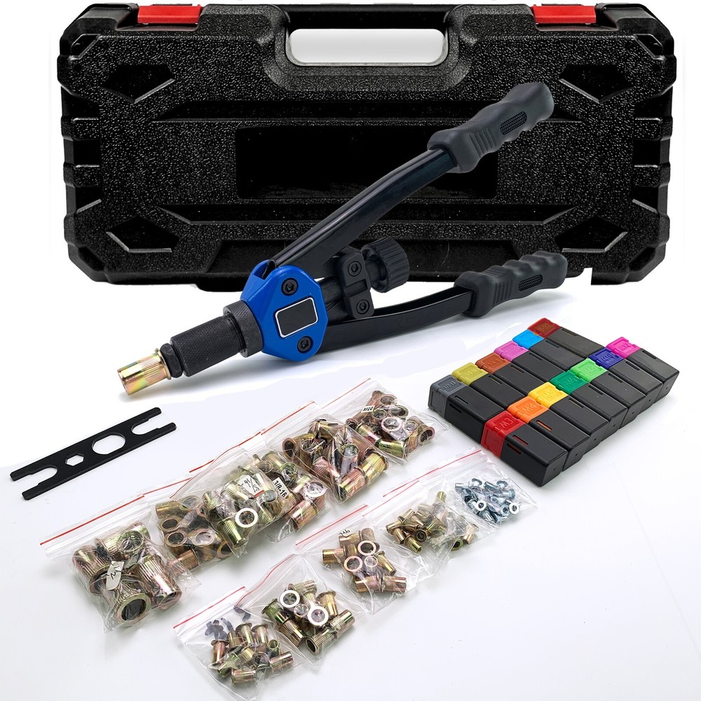 Rivet Nut Gun Kit Rivnut Setting Tools Nut Setter Tool Hand Blind Riveter 13"