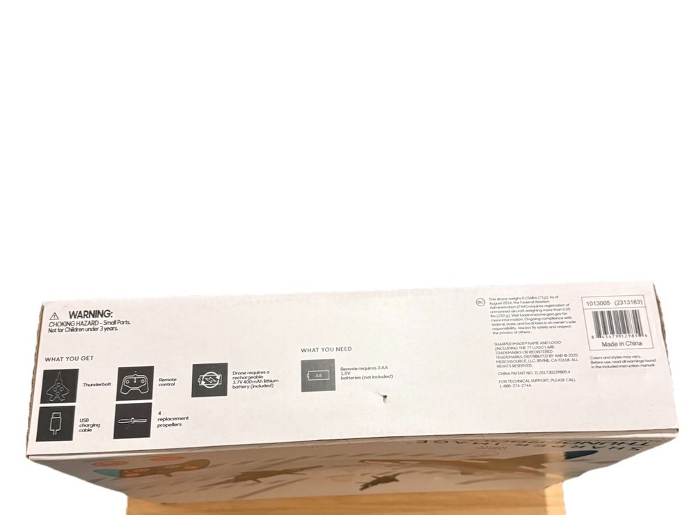 SHARPER IMAGE Thunderbolt Remote Control Stunt Drone, Standard Edition, 2.4 GHz