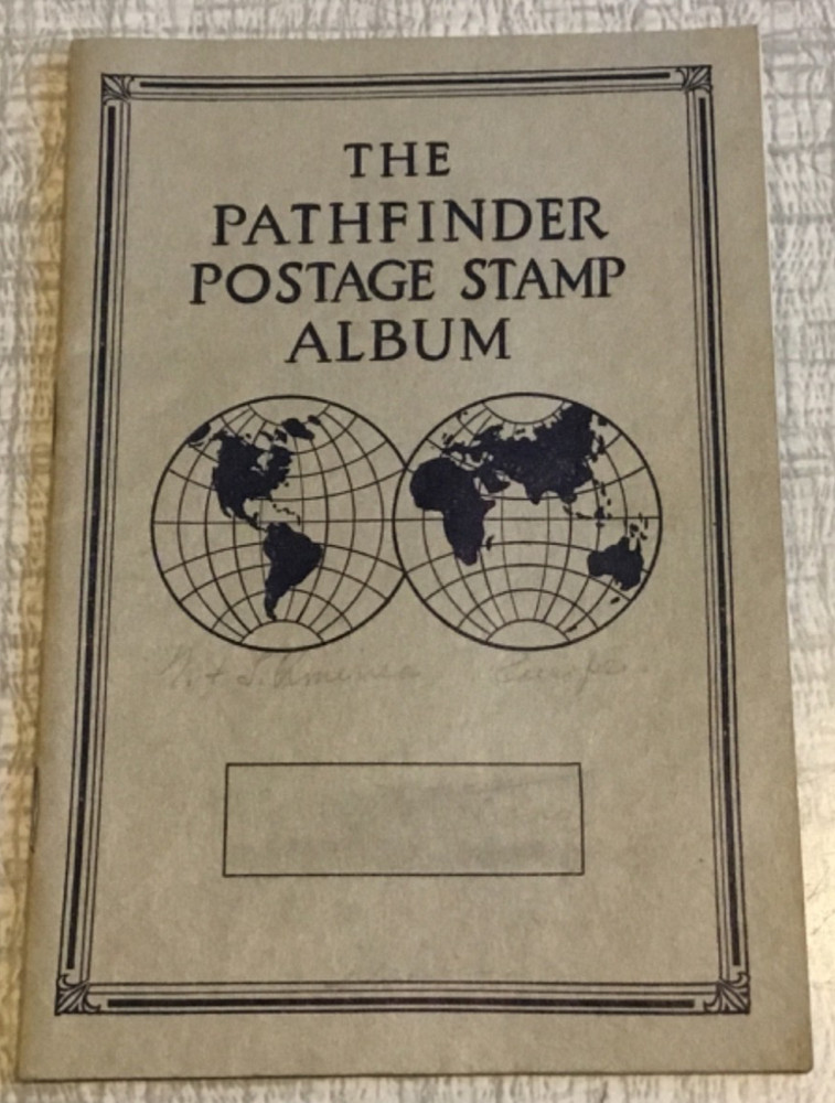 SCOTT'S PATHFINDER STAMP ALBUM 1924, Never Used.