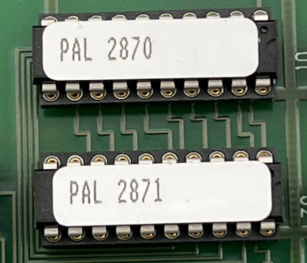 LINK INC 460-094 TIMING SOURCE BOARD W/MULTICOLORED FLAT RIBBON CABLE