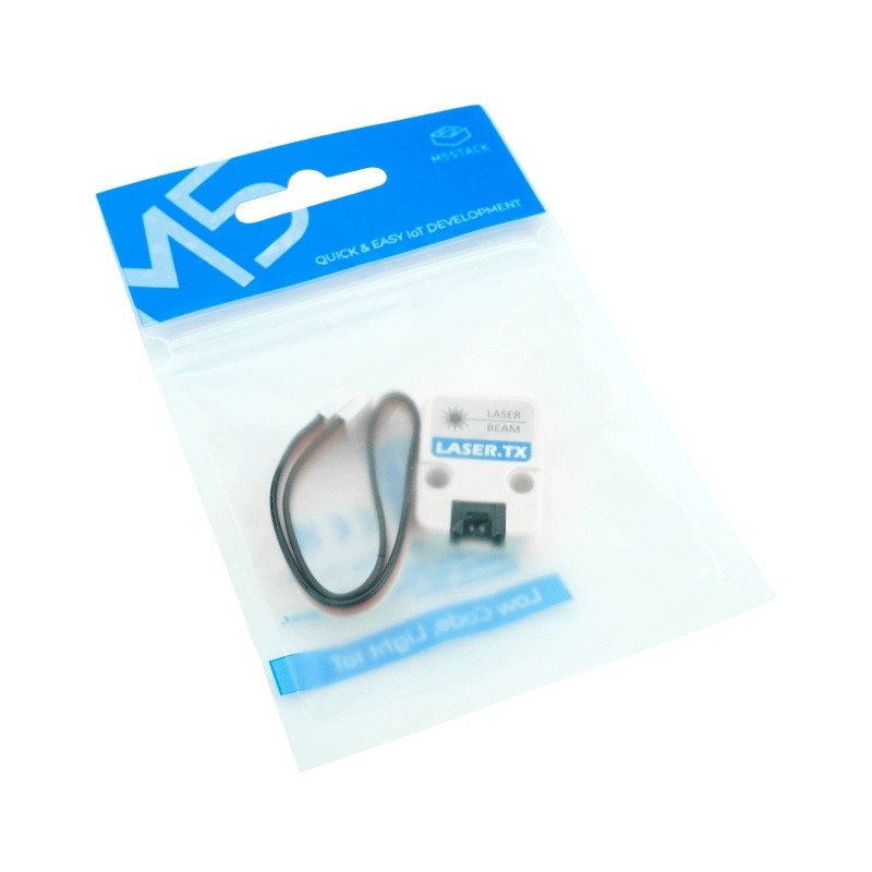 M5Stack LaserTX Adjustable Focus LASER Transmitter Communication GPIO Interface