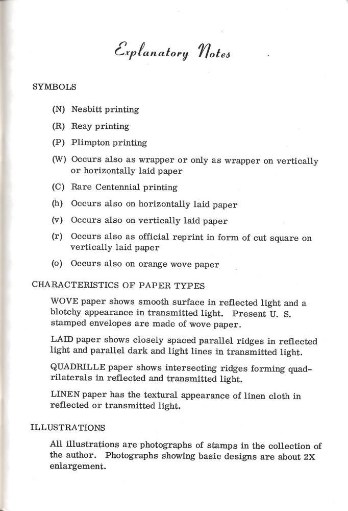Envelope Stamps of North & South America 1853-1875 H.T. Richardson Simplified