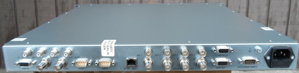 Tandberg Ericsson RX1290 DVB-S/S2/ASI IRD RF Satellite SAT RECEIVER DECODER