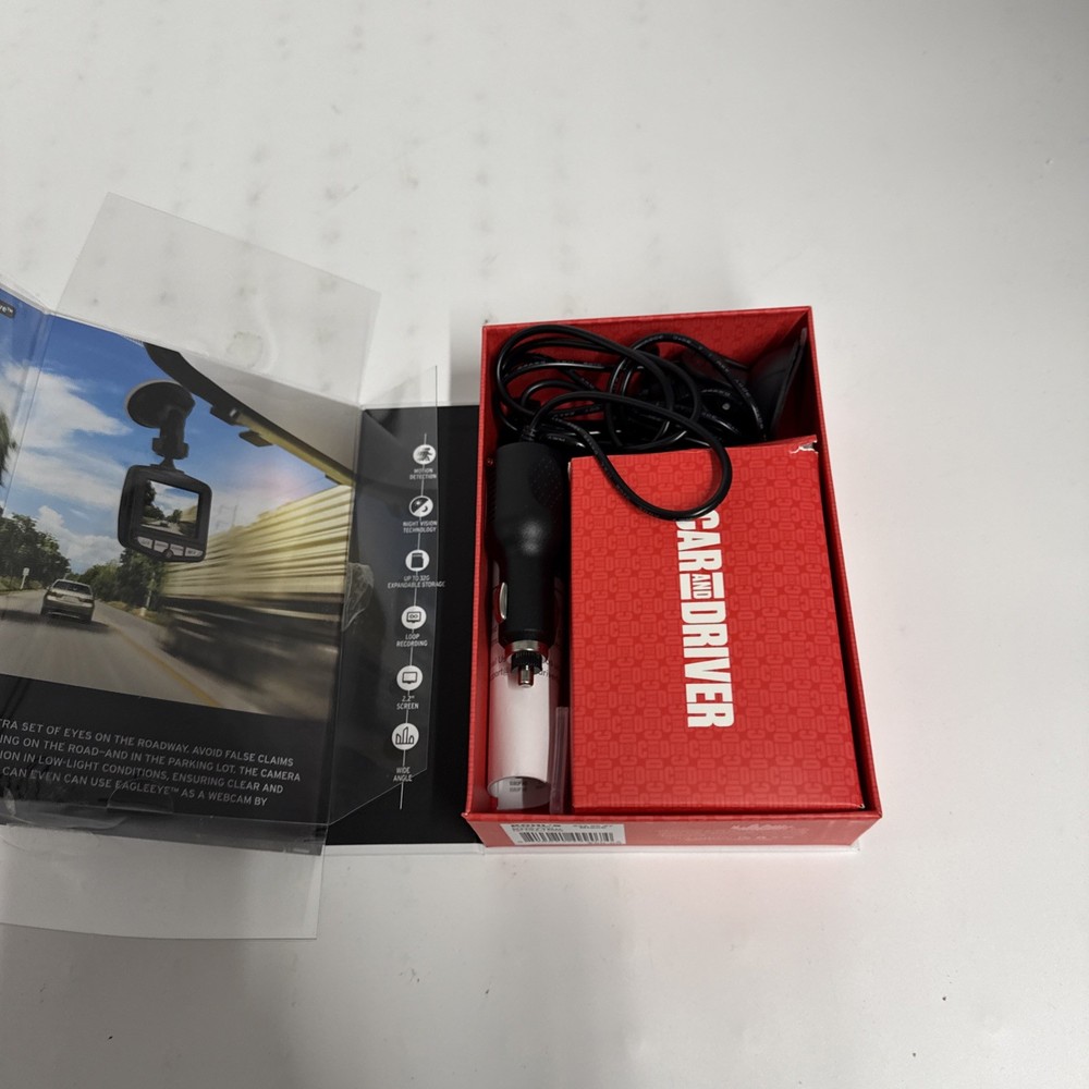 Dashcam - Car and Driver - Eagle eye New Open Box