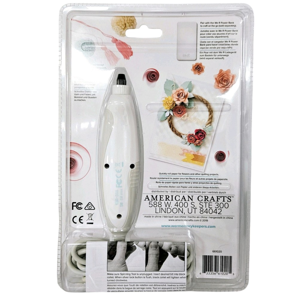 We R Memory Keepers Crafter's Essentials USB Spinning Tool Kit