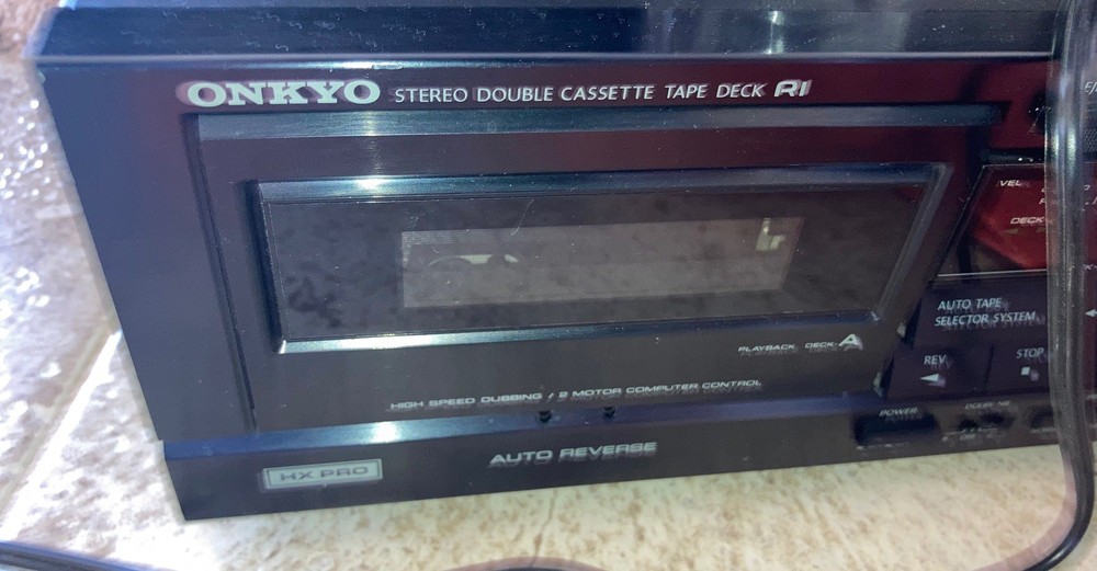 CASSETTE TAPE DECK Onkyo Stereo Double Model R1