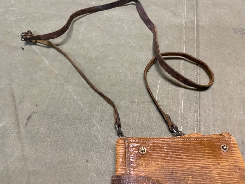 ORIGINAL WWI WWII GERMAN OFFICER NCO MAP CARRY CASE