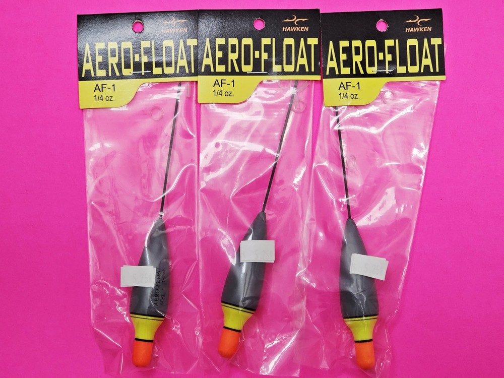 S-AF1. FREE SHIPPING.  Aero-float AF-1 1/4 Oz. Three Pack.