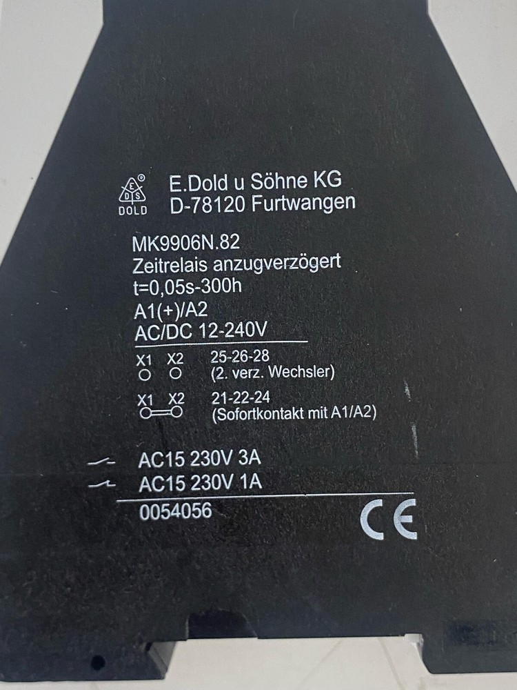 DOLD / MK9906N / MINITIMER / ON-DELAY TIMER / 12-240V / RELAY
