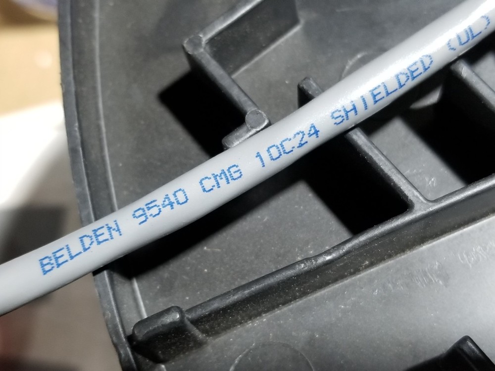 Belden 9540 24/10C EIA RS-232 Shielded Computer/Instrumentation Cable Gray /10ft