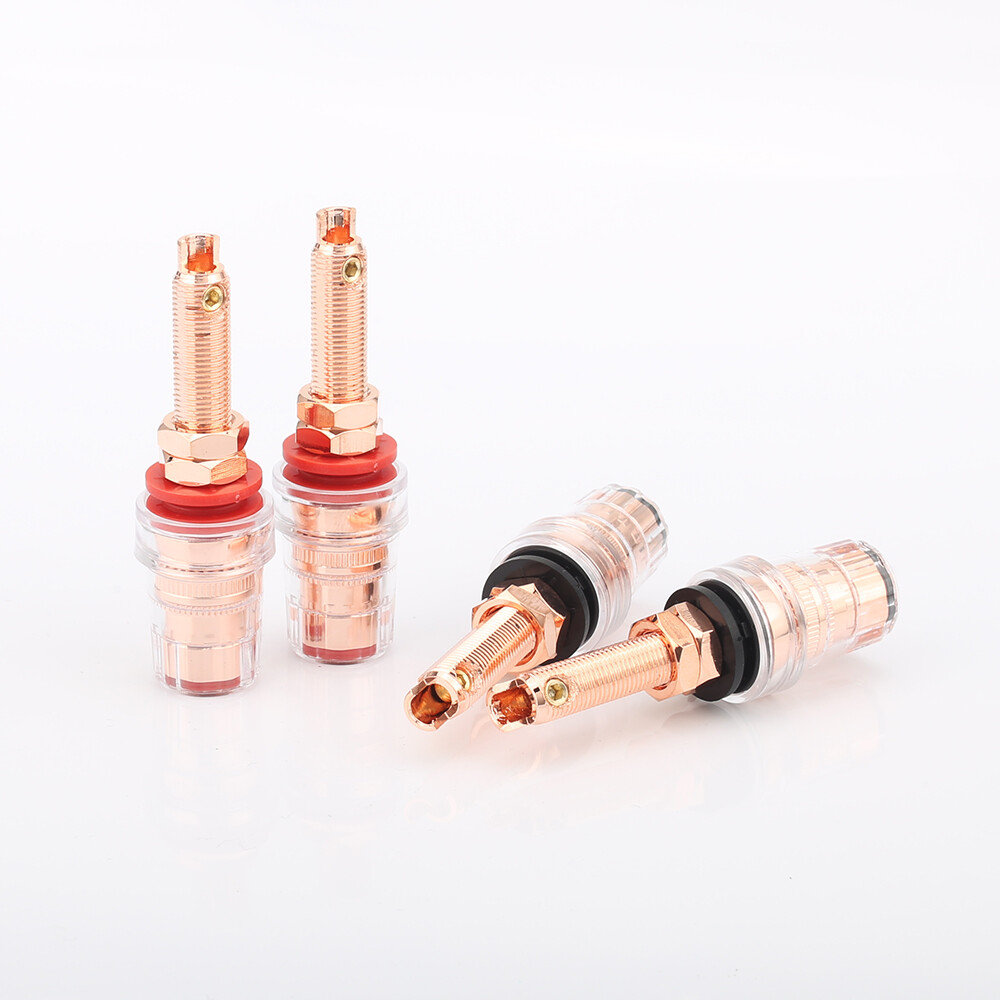 Hi-End Pure Copper Amplifier Speaker Banana Female Terminal Binding Post Socket