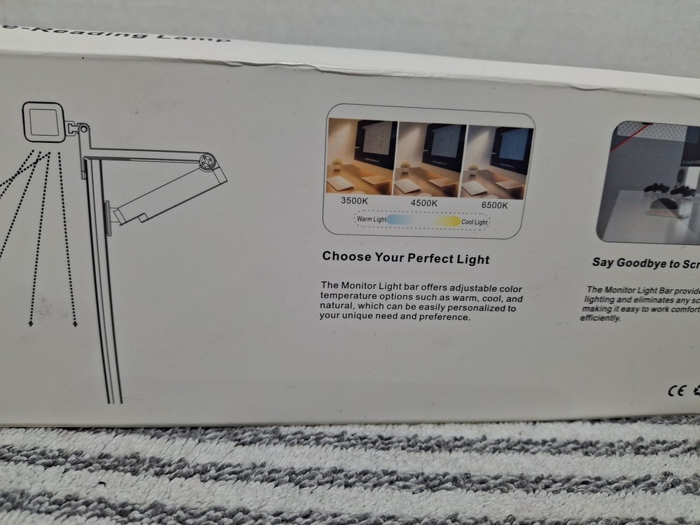 Workspace Monitor Light Bar With Automatic Sensor Function